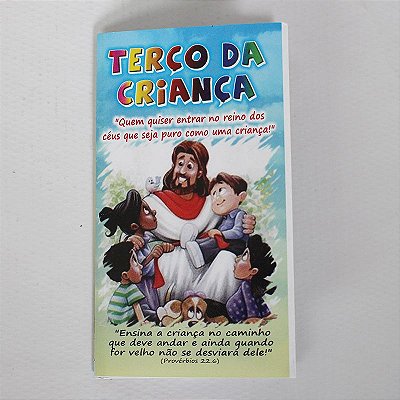 Livrinho Sanfona - Terço da Criança - A Dúzia - Cód.: 1919