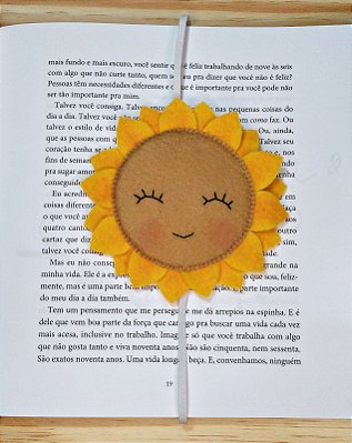 Marcador de Página - Girassol