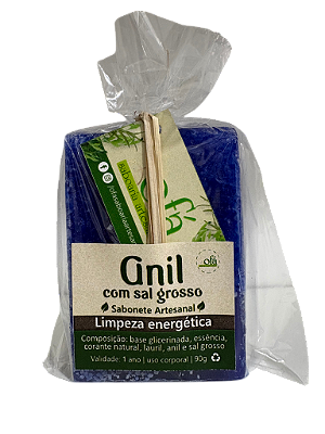 Sabonete Ofá Anil com Sal Grosso - Lançamento