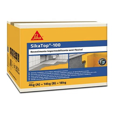 SikaTop 100 Impermeabilizante (Caixa 18kg) - SIKA