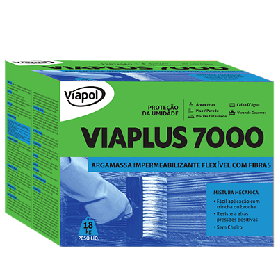 Impermeabilizante Viaplus 7000 (Caixa 18 Kg) - VIAPOL