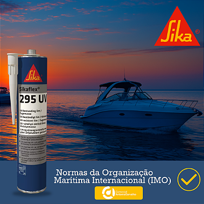 Sikaflex 295UV Adesivo Náutico Preto (300ml) - Sika