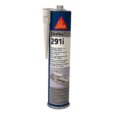 Sikaflex 291 Preto Selante Náutico PU Silicone (Cartucho 300ml) - SIKA