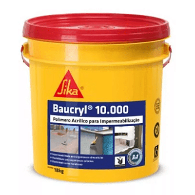 Baucryl 10.000 Impermeabilizante (Balde 18 Kg) - QUIMICRYL