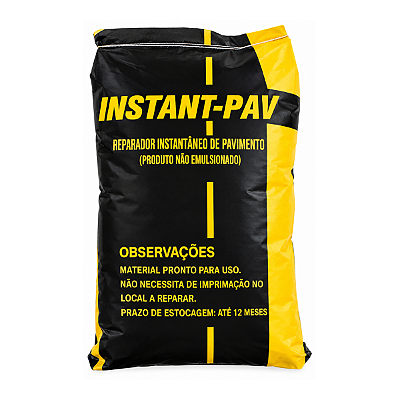 Reparador Instantâneo Asfalto Pronto Tapa Buraco 25kg – FH Instant Pav