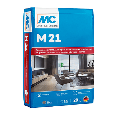 Argamassa AC III Cinza M21 (Saco 20 Kg) - MC BAUCHEMIE