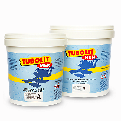 Massa Epóxi MEM cor Azul Piscina (Conjunto de 10 kg) - TUBOLIT