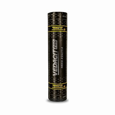 Manta Asfáltica Tipo II-B Alumínio Poliéster 3MM - Vedacit Pro