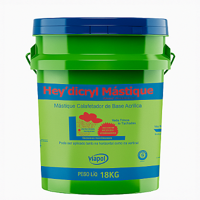 Hey Dicryl Mastique Branco (Balde 18 kg) - VIAPOL
