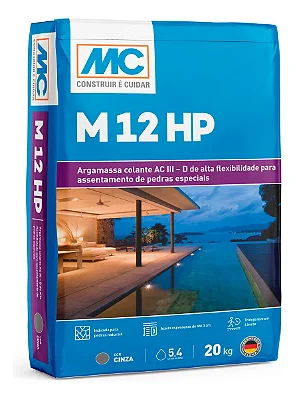 Argamassa AC III M12 HP Cinza (Saco 20kg) - MC BAUCHEMIE