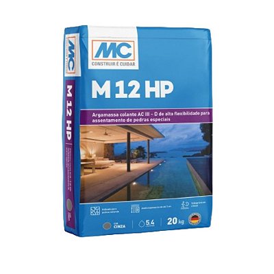 Argamassa AC III M12 HP Cinza (Saco 20kg) - MC BAUCHEMIE
