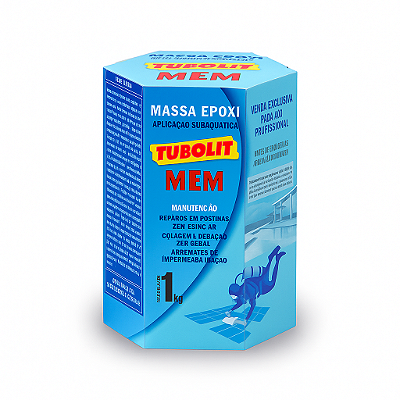 Massa Epóxi MEM cor Branca (Conjunto de 1 kg) - TUBOLIT