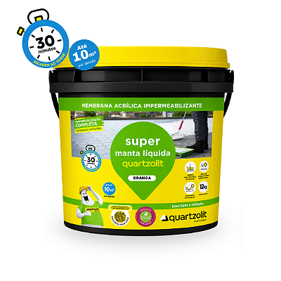 Super Manta Líquida Branca Quartzolit 12kg