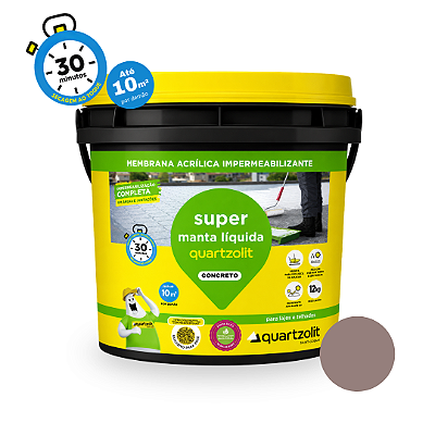 Super Manta Líquida Concreto Quartzolit 12kg