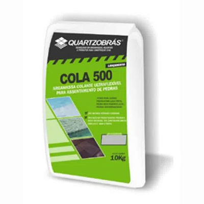 Cola 500 Ultraflexivel Branco Saco 10KG - QUARTZOBRAS