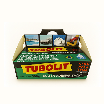 Massa Epóxi verde Mepinha (Conjunto de 300g) - TUBOLIT