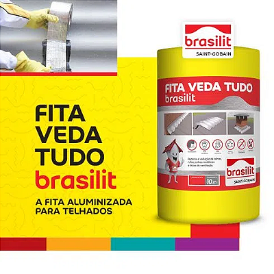 Fita VedaTudo Multiuso 30CM x 10M - BRASILIT