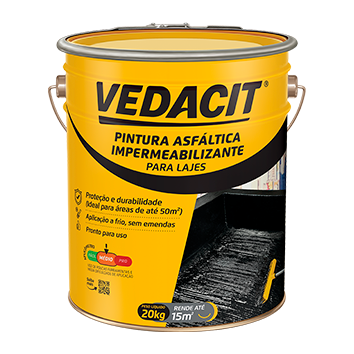 Carbolástico 1 Pintura Asfáltica Balde 20kg - VEDACIT