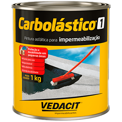 Carbolástico 1 Pintura Asfáltica Balde 20kg - VEDACIT