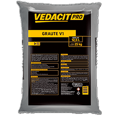 Graute V1 Saco 25kg - VEDACIT PRO