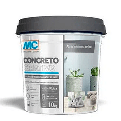 Concreto Criativo Versão Fluida (Pote 1 kg) - MC BAUCHEMIE