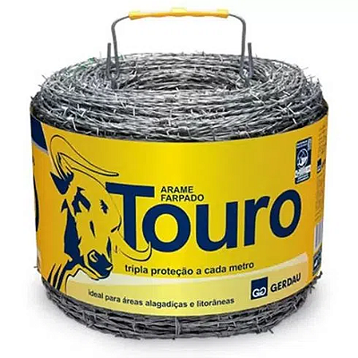 Arame Farpado Touro 1,6MM Rolo com 250M- GERDAU