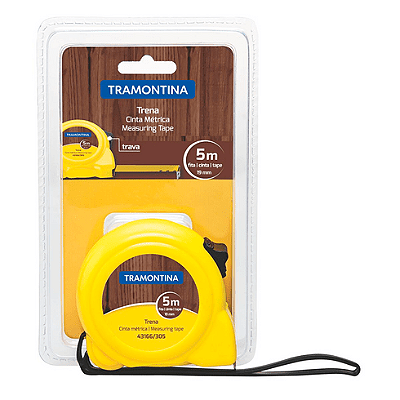 Trena com Fita de Aço 5m - TRAMONTINA