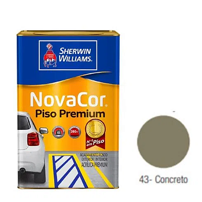 Tinta para piso Novacor Concreto (Lata 18L) - Sherwin Williams