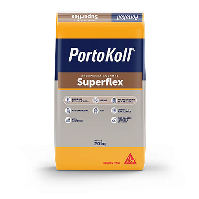 Argamassa AC-III Cinza Portokoll Premium Superflex (20Kg) - Parex