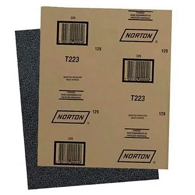 Lixa Àgua T223 0320 (pacote com 50 folhas) - NORTON