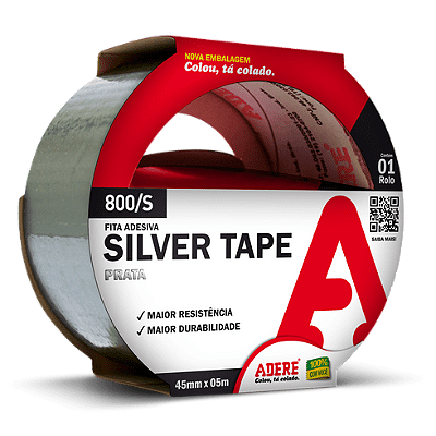 Fita Silver Tape Prata 800S 45MM X 05M - ADERE