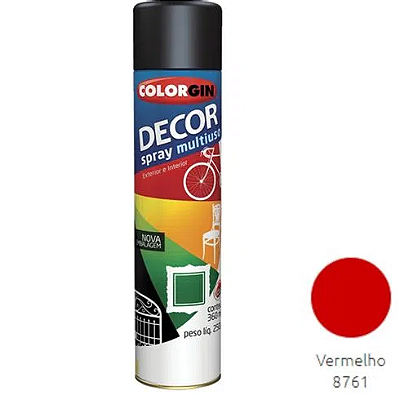 Tinta Spray Colorgin Decor Vermelho - Sherwin Williams