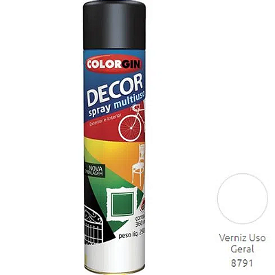 Tinta Spray Colorgin Decor Verniz Uso Geral - Sherwin Williams