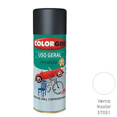 Tinta Spray Colorgin Uso Geral Premium Verniz Incolor - Sherwin Williams
