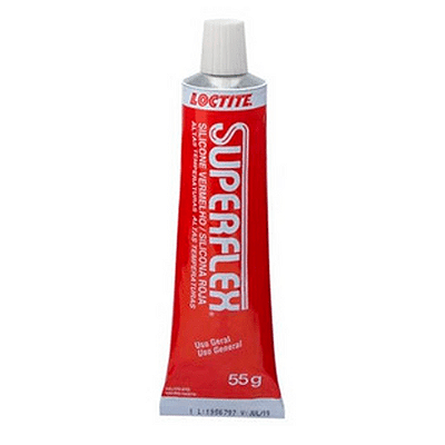 Silicone Acético SI 596 Vermelho Alta Temperatura 55g - HENKEL LOCTITE