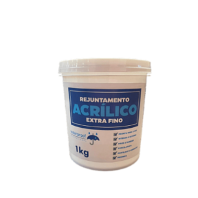 Rejunto Acrílico Bege 1KG - WATERPROOF