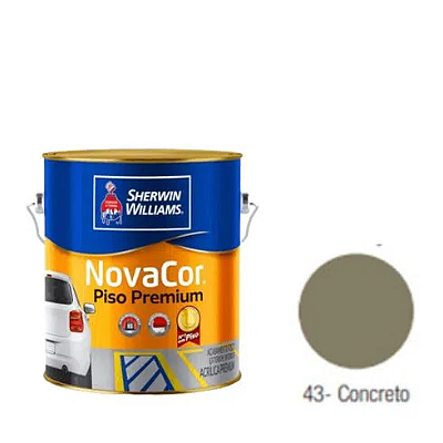 Tinta para piso Novacor Concreto (Galão 3,6L) - Sherwin Williams