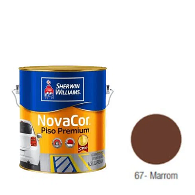 Tinta para piso Novacor Marrom (Galão 3,6L) - Sherwin Williams