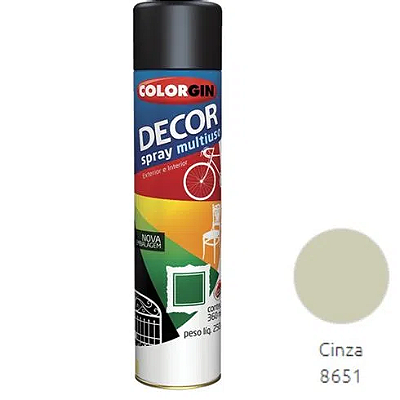 Tinta Spray Colorgin Decor Cinza - SHERWIN WILLIAMS