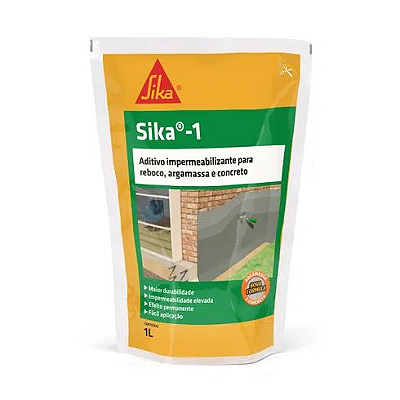 Impermeabilizante Sika 1 Sachê 1 litro - SIKA