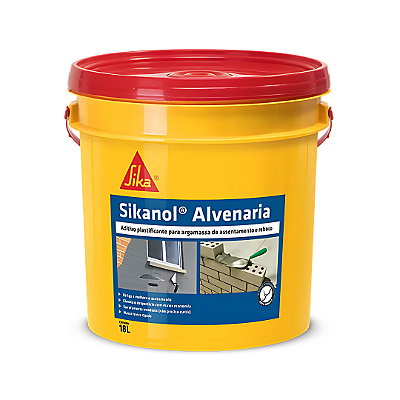 Sikanol Alvenaria Plastificante Balde 18L - SIKA