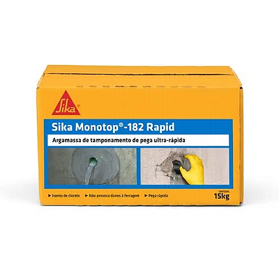 Sika Monotop 182 Rápido Polímero B Caixa 15kg - SIKA