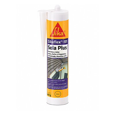 Sikaflex 101 Sela Plus Branco Cartucho 250ml - SIKA