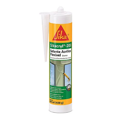 Sikacryl 203 Selante (uso externo) Cartucho 280ml - SIKA