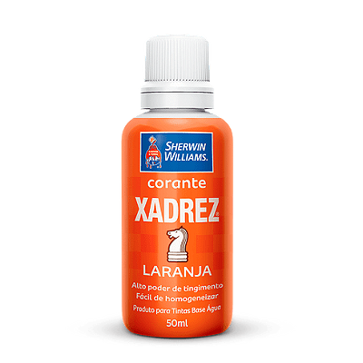 Corante Xadrez Laranja 50ML - SHERWIN WILLIAMS