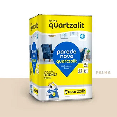 Tinta Acrílica Economica Parede Nova Palha (Lata 18L) - WEBER QUARTZOLIT