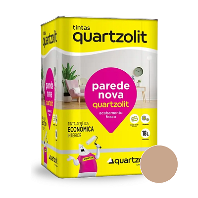 Tinta Acrílica Economica Parede Nova Carmuça (Lata 18 Llitros) - WEBER QUARTZOLIT