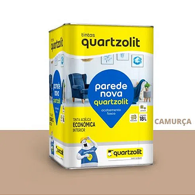 Tinta Acrílica Economica Parede Nova Carmuça (Lata 18 Llitros) - WEBER QUARTZOLIT