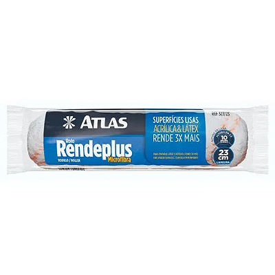 Rolo De Pintura Rendeplus Microfibra 23CM - ATLAS