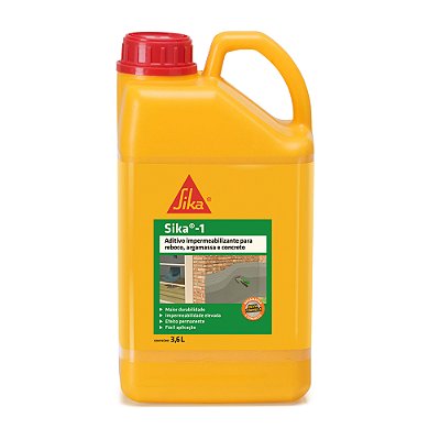 Impermeabilizante Sika 1 (Galão 3,6L) - SIKA